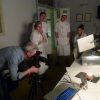 Professional cook school having photos taken for chef course Scotland