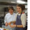 Culinary school Edinburgh teaching students during cookery course Scotland