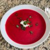 ENTCS Roasted Beetroot Soup Recipe - a quick and easy lunch idea full of nutrients