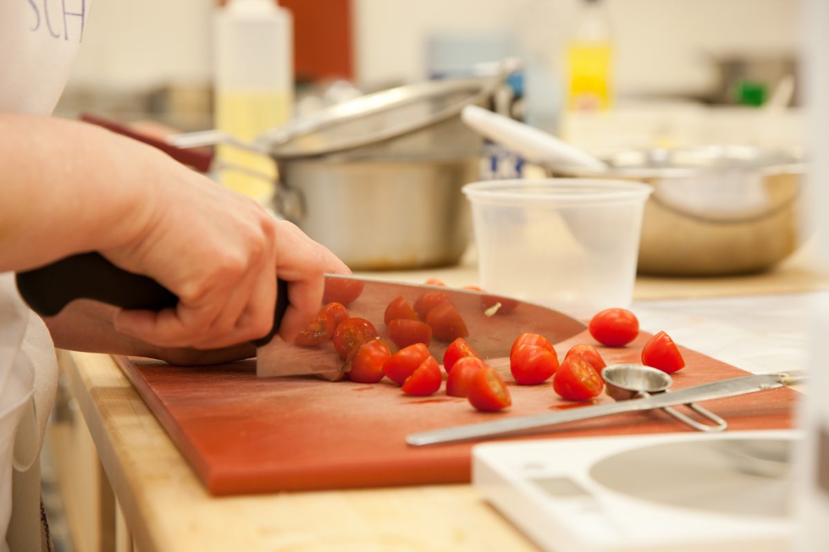 The Edinburgh New Town Cookery School organising chef course Scotland