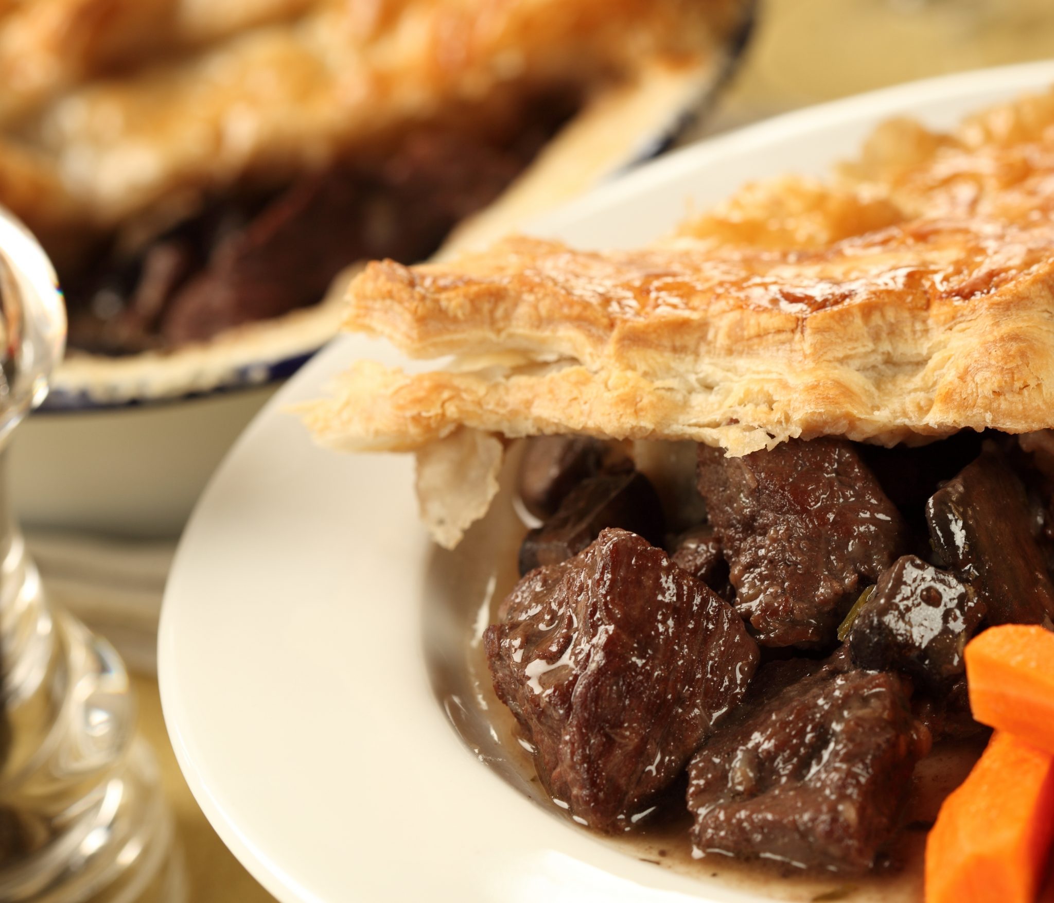 Venison and Chestnut Pie