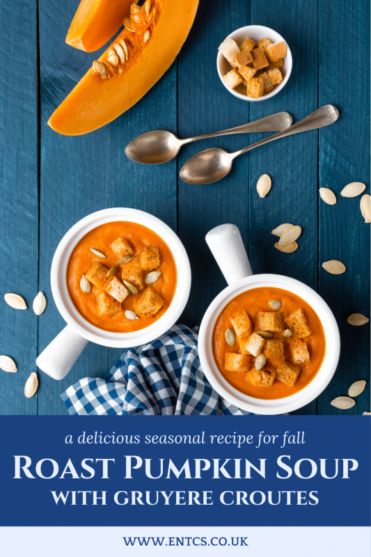 Seasonal Roast Pumpkin Soup Recipe from the Edinburgh New Town Cookery School