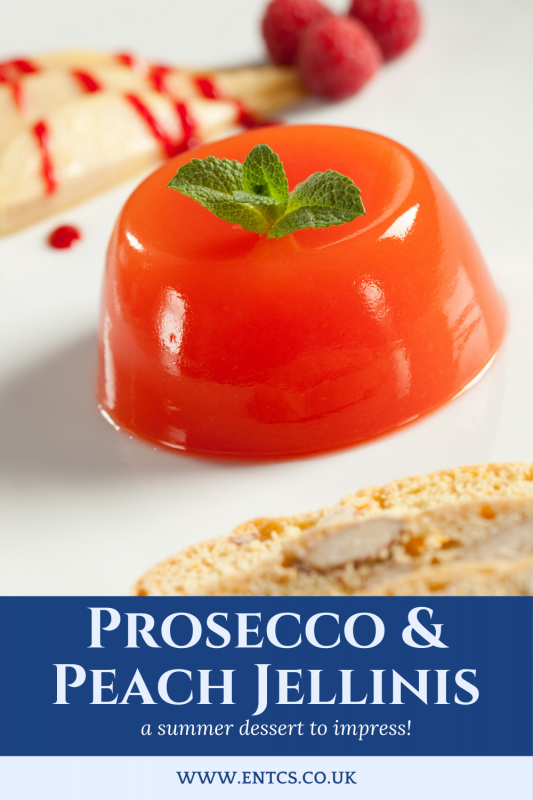 Pinnable Prosecco & Peach Jellinis Recipe from ENTCS