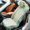 Alt Text: Smartgrip recycled non-slip car seat protector covers on roll for automotive workshop use